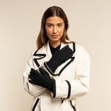 Gants en Daim pour Femmes Elizabeth Noir - Schwartz & von Halen® - Gants en Cuir Premium - 7