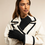 Gants en Daim pour Femmes Elizabeth Noir - Schwartz & von Halen® - Gants en Cuir Premium - 9