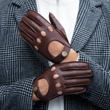 Gants de Conduite pour Hommes Marron Gosling - Schwartz & von Halen® - Gants en Cuir Premium - 5