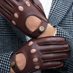 Gants de Conduite pour Hommes Marron Gosling - Schwartz & von Halen® - Gants en Cuir Premium - 7