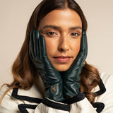 Gants en Cuir Vert Foncé Femmes Ivy - Schwartz & von Halen® - Gants en Cuir Premium - 7