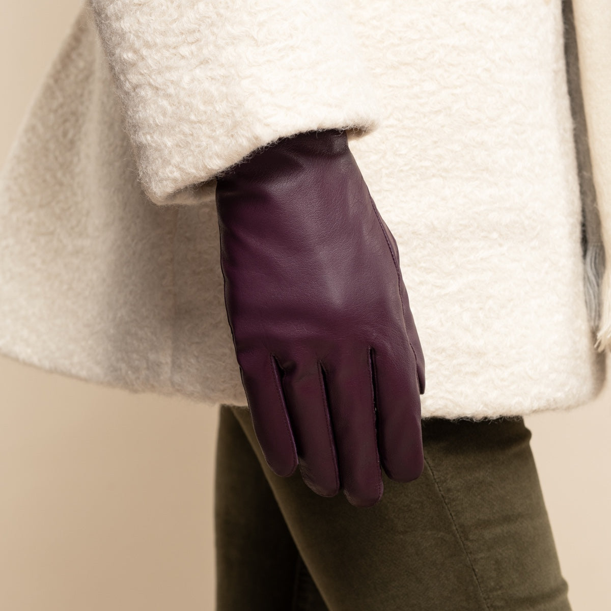 Gants en Cuir Violet Femmes Ivy - Schwartz & von Halen® - Gants en Cuir Premium - 9