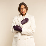 Gants en Cuir Violet Femmes Ivy - Schwartz & von Halen® - Gants en Cuir Premium - 10