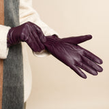 Gants en Cuir Violet Femmes Ivy - Schwartz & von Halen® - Gants en Cuir Premium - 12