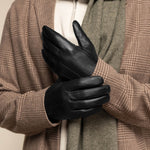 Gants en Cuir Noir Hommes Jake - Schwartz & von Halen® - Gants en Cuir Premium - 7