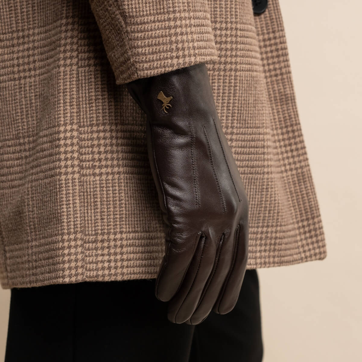 Gants en Cuir Marron Foncé Hommes Jake - Schwartz & von Halen® - Gants en Cuir Premium - 6