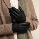 Gants en Cuir Hommes Noir Jaxon - Schwartz & von Halen® - Gants en Cuir Premium - 9