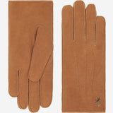 Josie (camel) - Gants en cuir de chèvre avec luxueuse fourrure de mouton