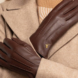 Gants en Cuir Marron Femmes Julia - Schwartz & von Halen® - Gants en Cuir Premium - 11