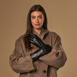 Luna - Gants en PU avec doublure en polaire et fonction écran tactile