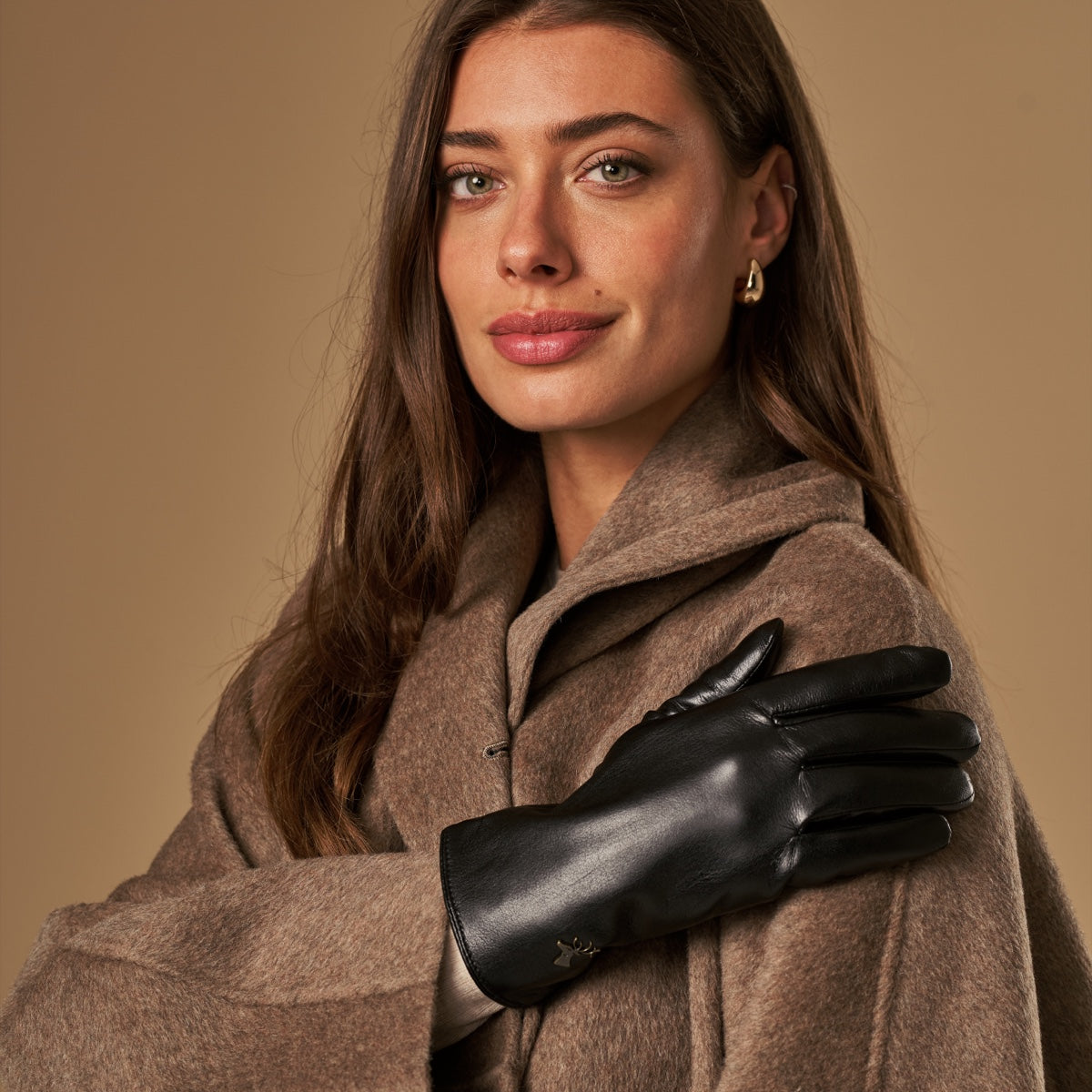 Women's Vegan Leather Gloves