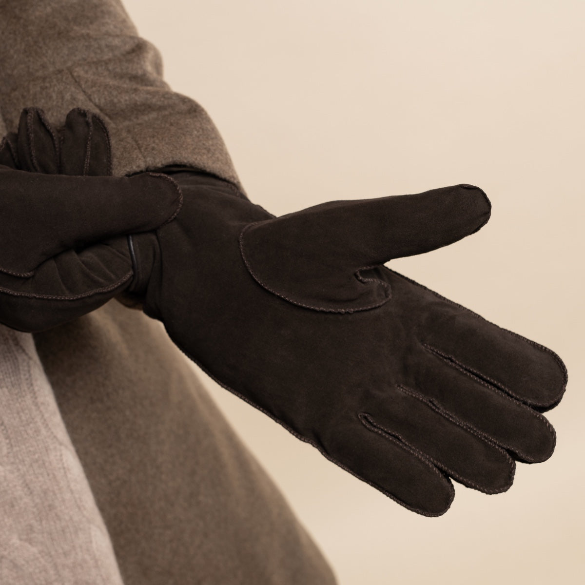 Gants en Cuir Marron Hommes Matthew - Schwartz & von Halen® - Gants en Cuir Premium - 9