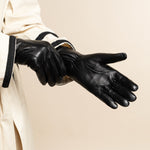 Gants en Cuir pour Femmes Noir Olivia - Schwartz & von Halen® - Gants en Cuir Premium - 11