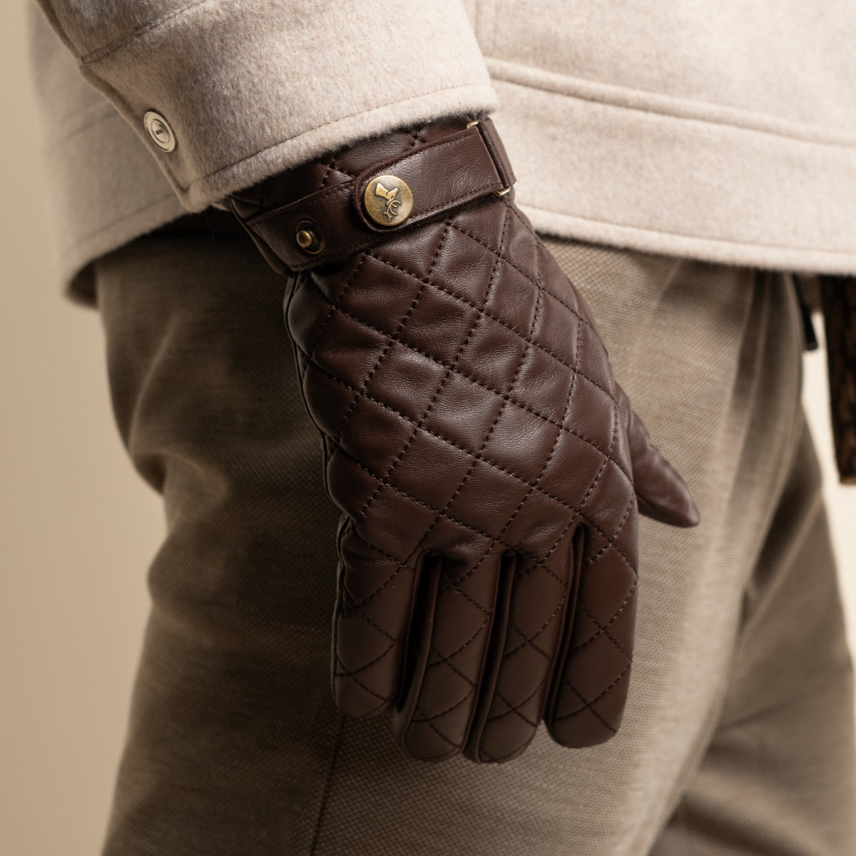 Gants en Cuir Marron Smith - Schwartz & von Halen® - Gants en Cuir Premium - 8