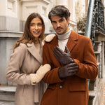 Moufles Peluches en Daim Femmes Sophia - Schwartz & von Halen® - Gants en Cuir Premium - 11