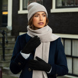 Gants en Daim pour Femmes Elizabeth Noir - Schwartz & von Halen® - Gants en Cuir Premium - 8