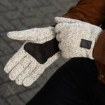 Gants en Laine Shetland Beige Hudson - Schwartz & von Halen® - Gants en Cuir Premium - 7