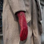 Gants en Cuir Rouge pour Femmes Bardot - Schwartz & von Halen® - Gants en Cuir Premium - 7